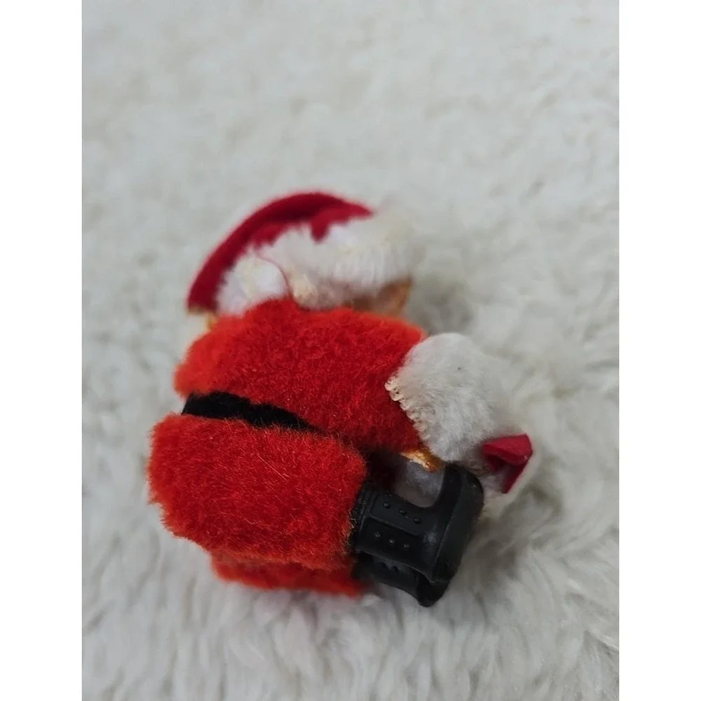 Vintage Santa Claus Pinching Hands Clip On 2